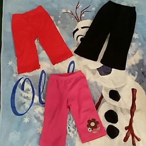 3 pair baby girl sweat pants 12-18 months!